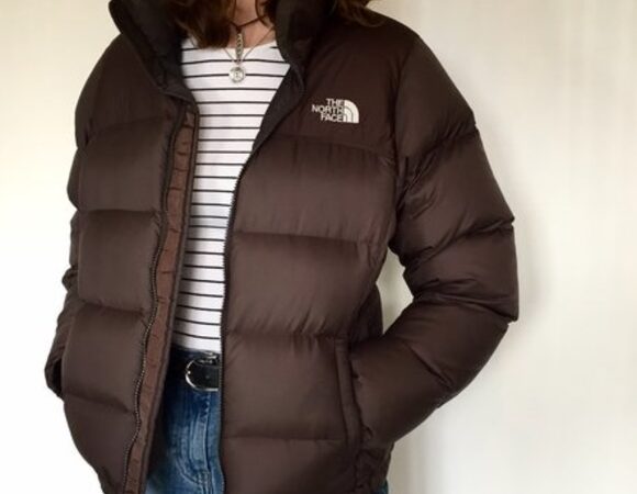 The Brown North Face Puffer Jacket