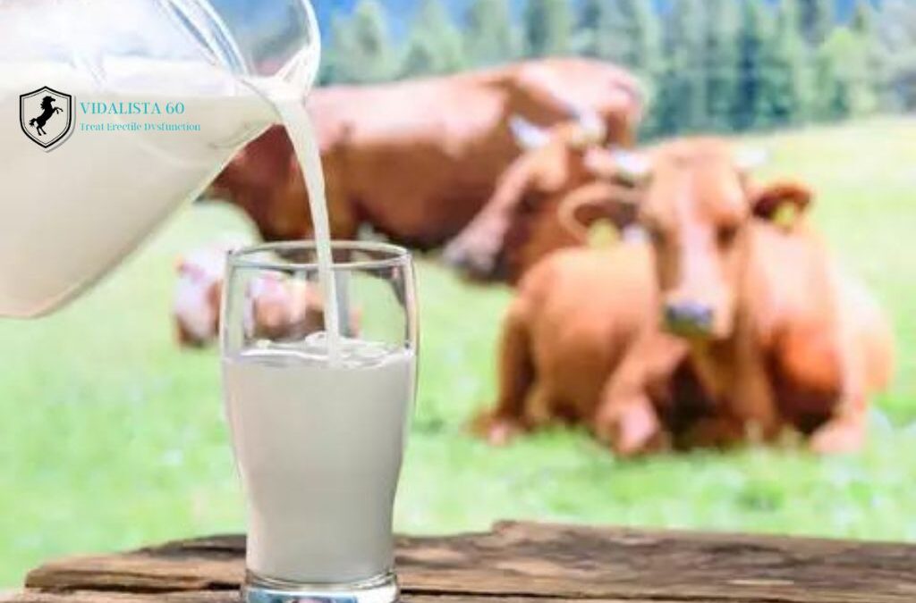 Cow milk's influence on men's health